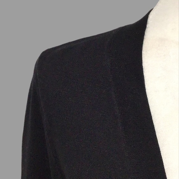NWT Grace Elements Boyfriend Cardigan, Black, Size Medium - Picture 5 of 8